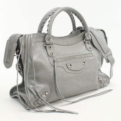 BALENCIAGA 505550 2WAY handbag Handbag lambskin gray Women