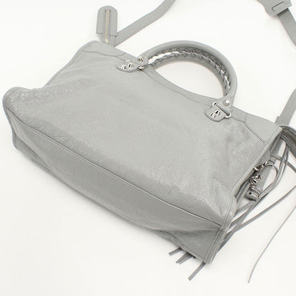 BALENCIAGA 505550 2WAY handbag Handbag lambskin gray Women