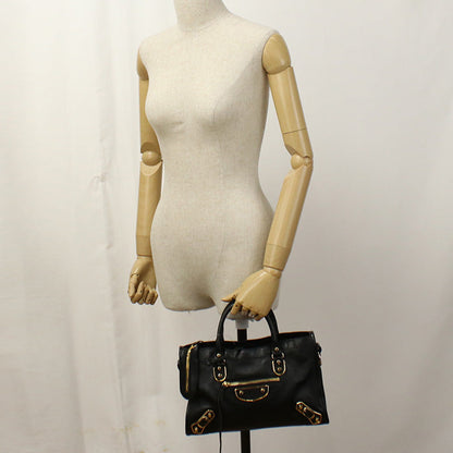 BALENCIAGA 432831 2WAY Handbag leather black Women