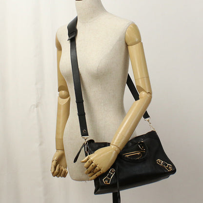 BALENCIAGA 432831 2WAY Handbag leather black Women