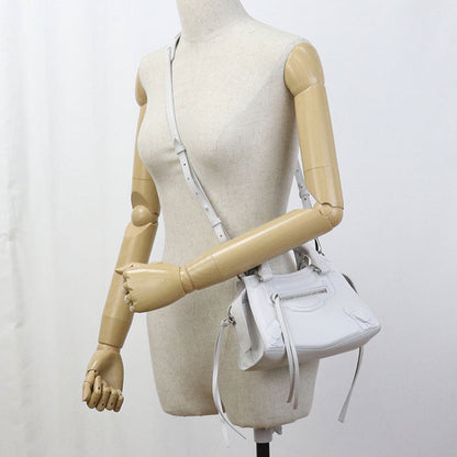 BALENCIAGA 638524 Neo Classic City Mini Handbag leather white Women
