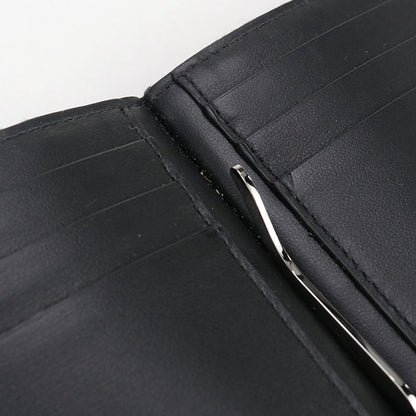 Dior 2ESBH069YSE_H05E with money clip Folded wallet Jacquard Navy mens