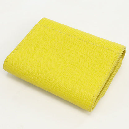Christian Dior S2084OBAE Tri-fold wallet 30 Montaigne Lotus wallet Grained calfskin,leather yellow Women