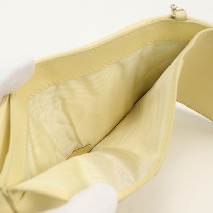 Christian Dior S0181ONMJ Lotus wallet Tri-fold with coin purse lambskin yellow