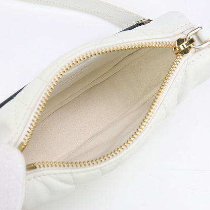 Dior S7200ONOA Shoulder Bag Dior Vibe Micro Hobo 2way Quilted Chain Mini Bag lambskin white Women