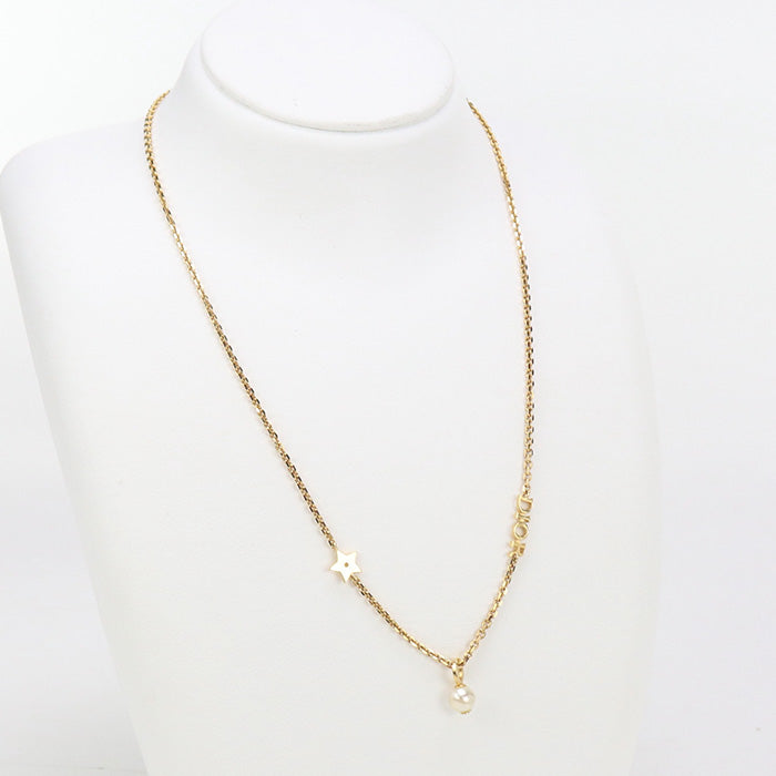 Dior Necklace metal/Pearl gold Women