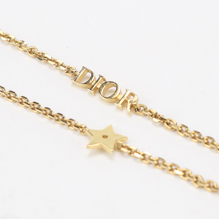 Dior Necklace metal/Pearl gold Women