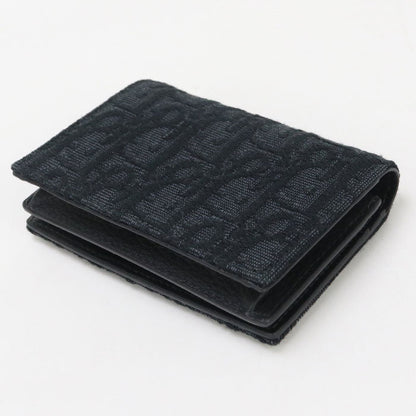 Dior 2ESCH178YSE H03E Business Oblique name card holder Jacquard black mens