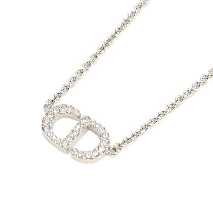 Dior Necklace N2241WOMCY_D001 Petit CD Necklace metal,Rhinestones Silver Women