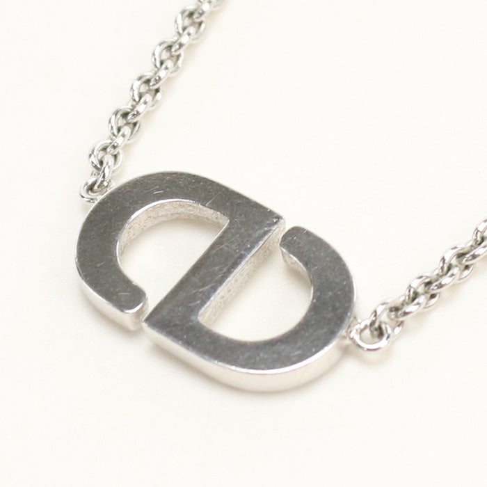 Dior Necklace N2241WOMCY_D001 Petit CD Necklace metal,Rhinestones Silver Women