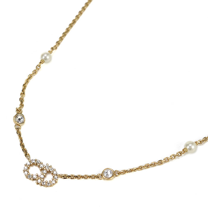 Dior N1033CDLCY_D301 Claire Die Lune Necklace metal/Ji Luconia gold Women