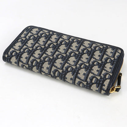 Dior S2094 UTZQ M928 Voyageur Long Wallet 30 PurseZip Around/Dior navy Women