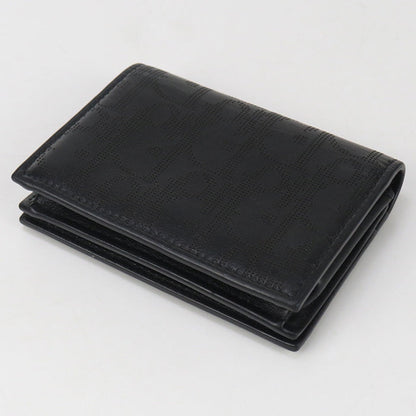 Dior Business card holder Card Case Calfskin black mens