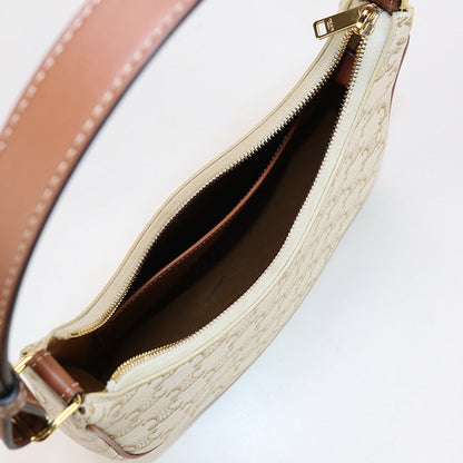CELINE 19395 2BZJ 01BC Shoulder Bag AVA Bag Triomphe Coated canvas.leather white Women