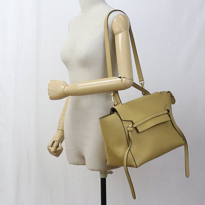 CELINE CE84410 Belt bag Handbag Calfskin yellow Women
