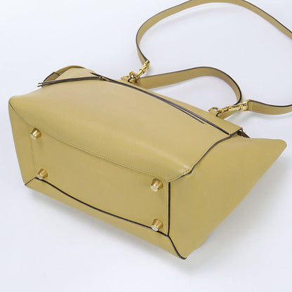 CELINE CE84410 Belt bag Handbag Calfskin yellow Women