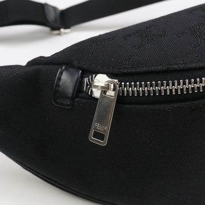 CELINE Belt bag Triomphe Jacquard body bag canvas mens