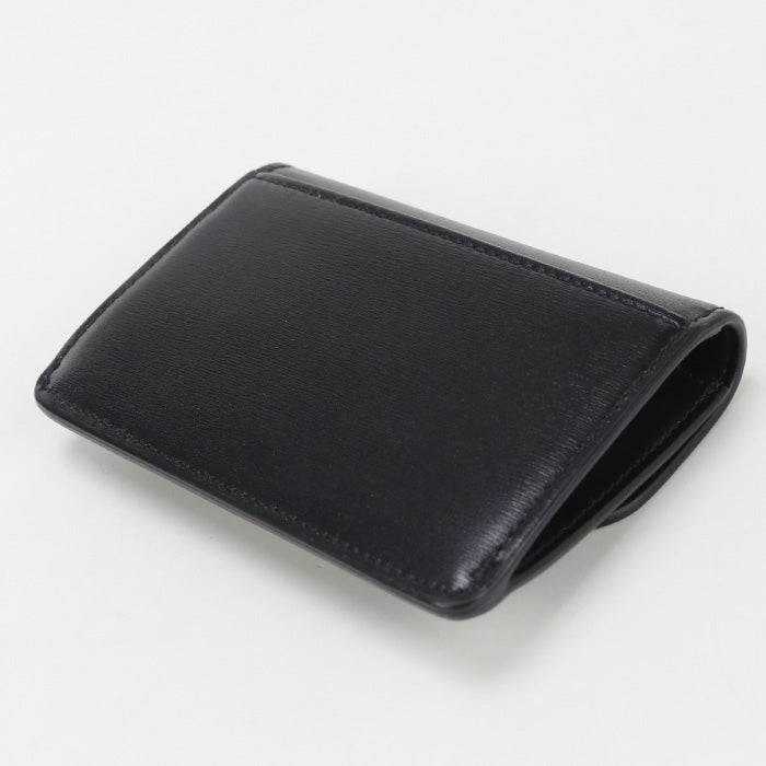 CELINE 10I58 3DPV.38NO Flap card holder Triomphe name card holder black Women