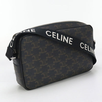 CELINE 19450 2CIM.38OG Medium messenger  Triomphe Shoulder Bag black Women