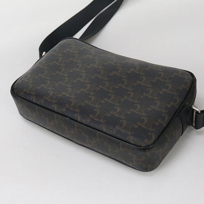 CELINE 19450 2CIM.38OG Medium messenger  Triomphe Shoulder Bag black Women