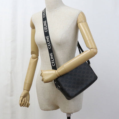 CELINE 19450 2CIM.38OG Medium messenger  Triomphe Shoulder Bag black Women