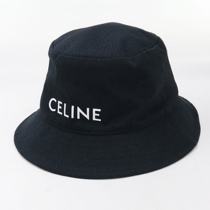 CELINE 2AU5B968P bucket hat/cotton 100% black unisex