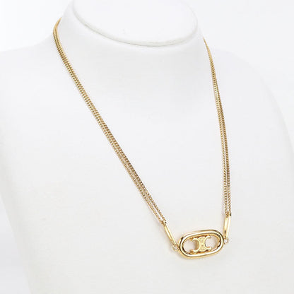 CELINE 46S896BRA Triomphe Necklace metal gold Women