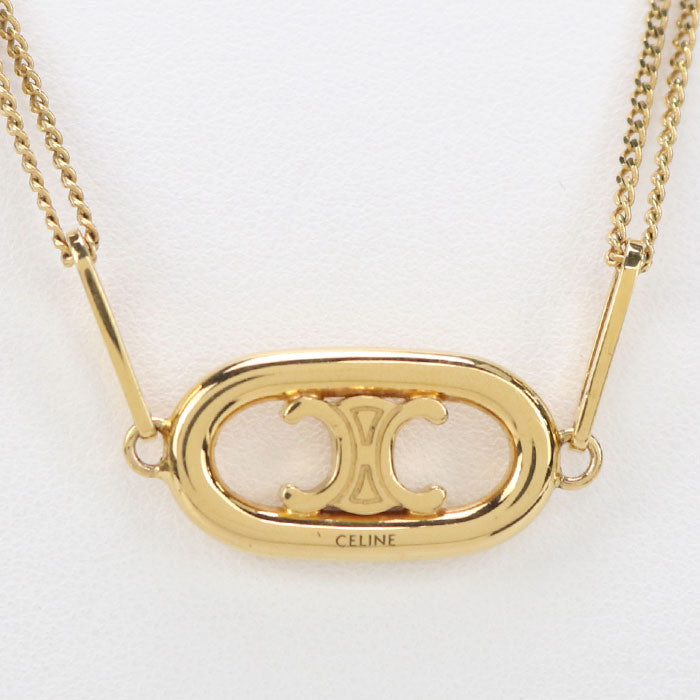 CELINE 46S896BRA Triomphe Necklace metal gold Women