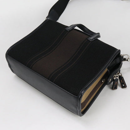FENDI FE82201 2WAY handbag canvas black Women