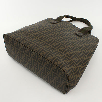 FENDI 7VA271 UZD Tote Bag Zucca Pattern Handbag Coated canvas Brown unisex
