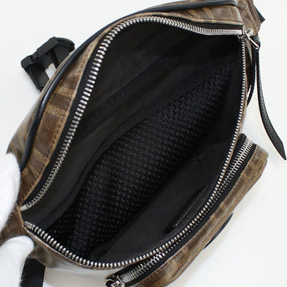 FENDI 7VA446 body bag Zucca Belt bag/Crossbody bag PVC Brown mens(unisex)