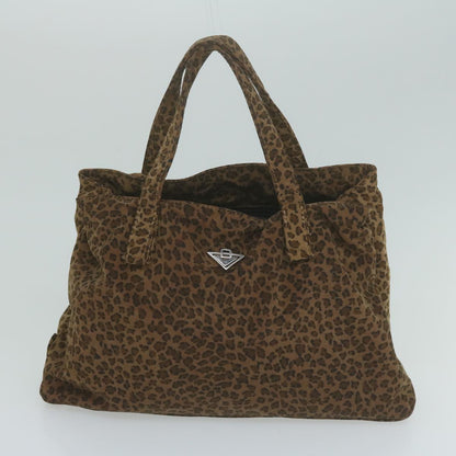 Luxury CELINE BOTTEGA VENETA Macadam Canvas Hand Bag PVC nylon 2Set Brown 10348