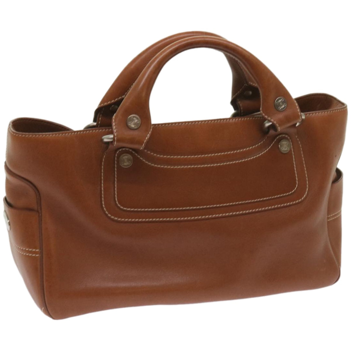 Luxury CELINE Boogie bag Hand Bag Leather Brown 10889