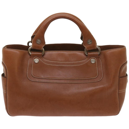Luxury CELINE Boogie bag Hand Bag Leather Brown 10889