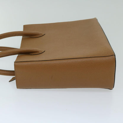 Luxury CELINE Hand Bag Leather Brown 11115
