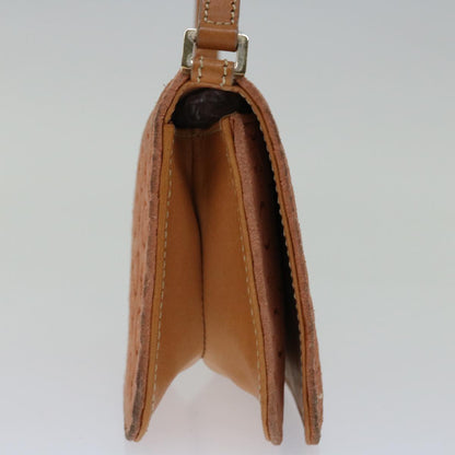 Luxury CELINE C Macadam Canvas Shoulder Bag Orange 11322