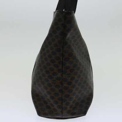 Luxury CELINE Macadam Canvas Tote Bag PVC Black Brown 11411
