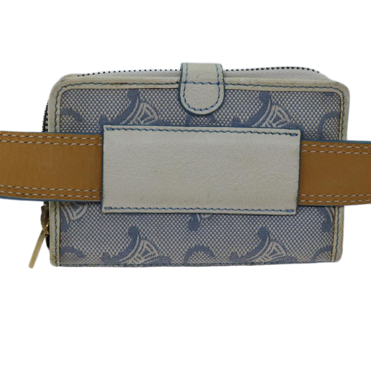 Luxury CELINE C Macadam Canvas Waist bag Blue 11883