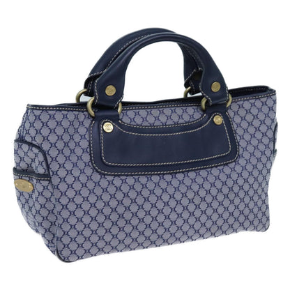 Luxury CELINE Macadam Canvas Boogie bag Hand Bag Navy 11950