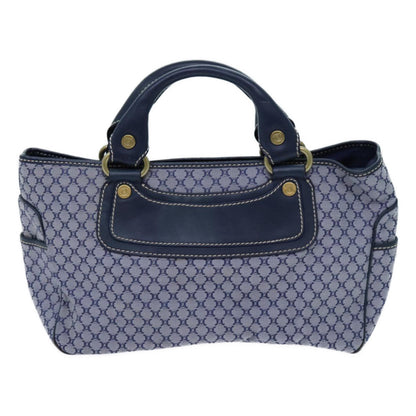 Luxury CELINE Macadam Canvas Boogie bag Hand Bag Navy 11950