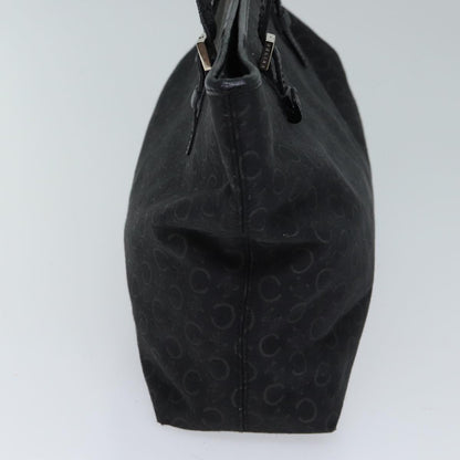 Luxury CELINE C Macadam Canvas Tote Bag Black 11974