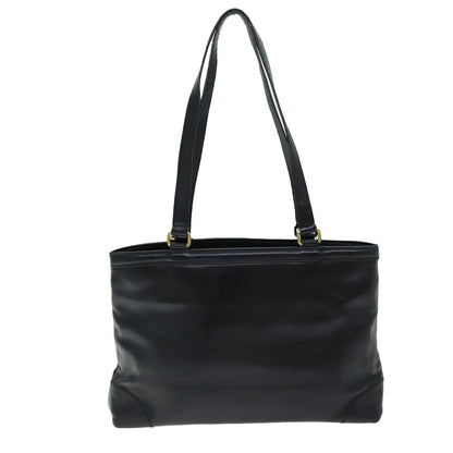 Luxury CELINE Tote Bag Leather Black 12677