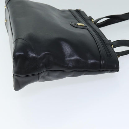 Luxury CELINE Tote Bag Leather Black 12677
