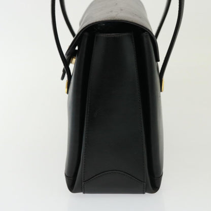 Luxury CELINE Hand Bag Leather Black 13208