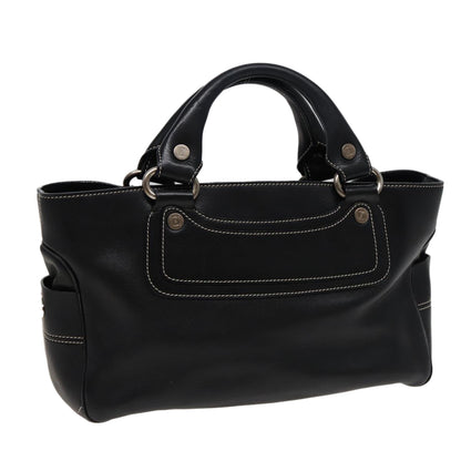 Luxury CELINE Boogie bag Hand Bag Leather Black 13395