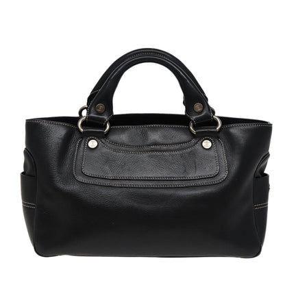 Luxury CELINE Boogie bag Hand Bag Leather Black 13395