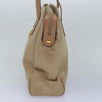 Luxury BurberrySs Nova Check Shoulder Bag Canvas Beige Auth yk13997