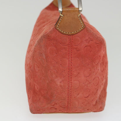 Luxury CELINE C Macadam Canvas Shoulder Bag Red 9316