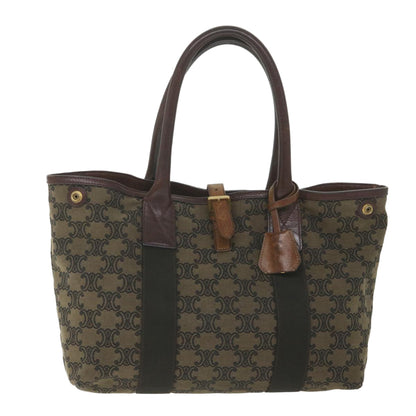 Luxury CELINE Macadam Canvas Shoulder Bag 2Set Brown Navy 9429
