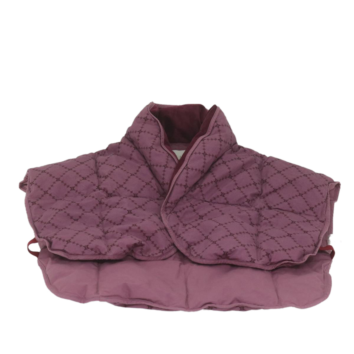 Luxury CELINE Macadam Canvas Down vest Jacket cotton polyester Purple 9471